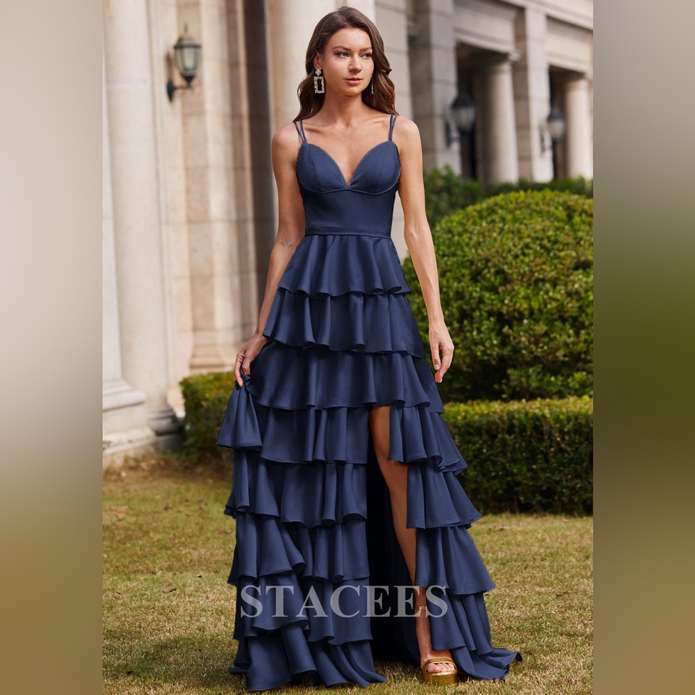 Brand New Dark Navy Prom/bridesmaid dress